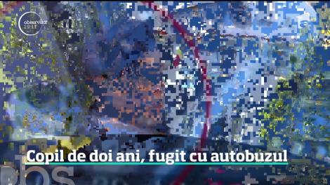 Un copil de doar doi ani din Galaţi s-a urcat singur într-un autobuz. Urmarea e FABULOASĂ!