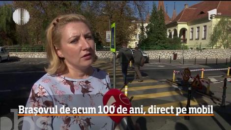 Istoria mai aproape de tineri! Autorităţile din Braşov au dezvoltat o aplicaţie care îţi permite să te întorci în timp