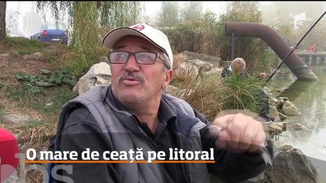 Fenomen straniu pe litoral! Un val enorm de ceaţă a acoperit Constanţa şi Mamaia