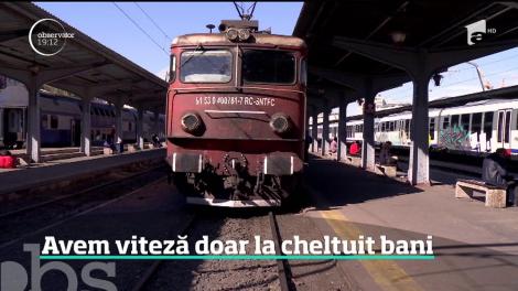 Campania "Avem o ţară frumoasă, cum ajungem la ea?" Pe calea ferată avem viteză doar la cheltuit bani