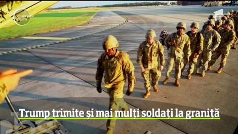Preşedintele Donald Trump a declarat că ar putea trimite la frontiera cu Mexicul chiar şi 15.000 de soldaţi, pentru a opri grupurile de imigranţi din America Centrală