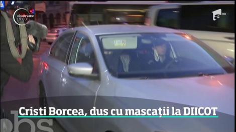 Cristi Borcea, dus cu mascaţii la DIICOT!