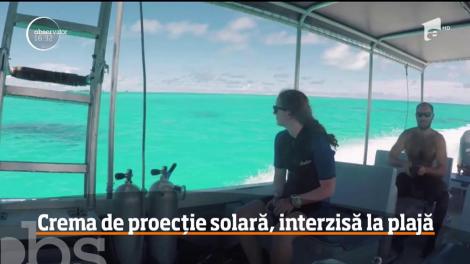 Crema de protecție solară, interzisă la plajă