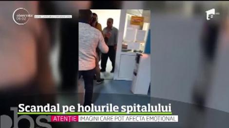 Scandal ca la uşa cortului pe holurile spitalului din Băileşti, judeţul Dolj