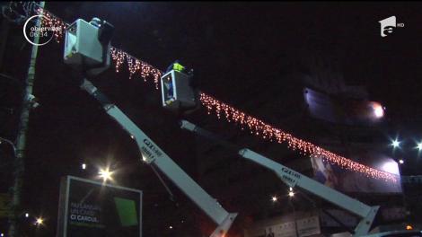 Capitala este decorată pentru sărbători