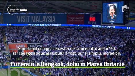 Au început funeraliile fostului patron al clubului britanic de fotbal Leicester