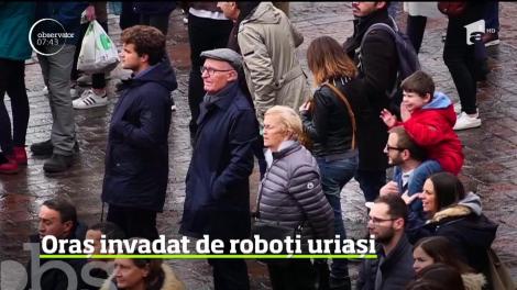 Oraşul francez Toulouse, invadat de roboţi uriaşi