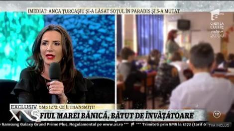 Fiul Marei Bănică, Dima, a fost bătut de învățătoare: "Am fost foarte furioasă, dacă eram aproape de școală nu știu ce făceam"