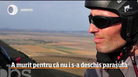Un român de 40 de ani a murit strivit de stânci după ce paraşuta folosită pentru a se lansa de la 150 de metri înălţime nu s-a deschis