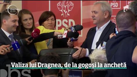 Reacţie uluitoare a lui Liviu Dragnea, în scandalul valizei cu probe compromiţătoare! Liderul PSD a apărut la Parlament cu două geamantane
