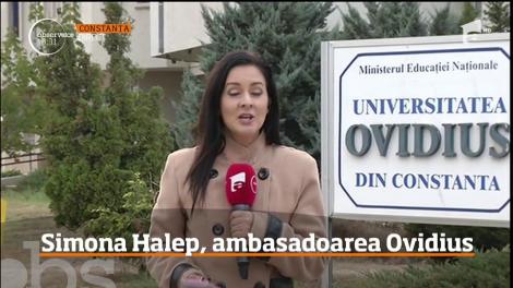 Simona Halep, ambasadoarea Universităţii Ovidius