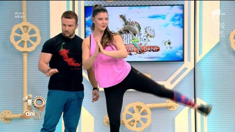 Fitness la Neatza! Exerciţii pentru cupluri si femei gravide. Gata încălzirea? Să-i dăm bătaie!