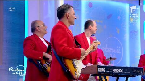 Doina Spătaru și Petre Geambașu cântă, la "Prietenii de la 11", melodia "Felicita"