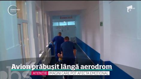 Un tânăr de 23 de ani s-a prăbuşit cu avionul pe un câmp din Argeş. Pilotul a căutat salvarea cu disperare