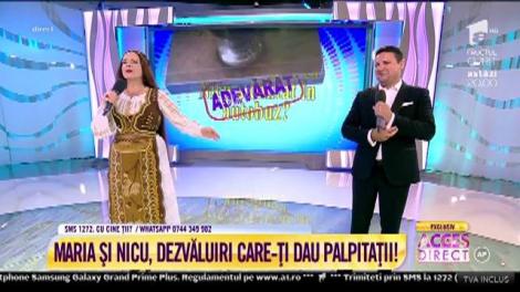 ”Îi place să umble desculță!” Maria Dragomiroiu şi Nicu Paleru, la testul prieteniei