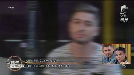 Motivul conflictului dintre Francesca și burlacul Emilian Ciocănel