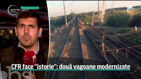 CFR se laudă cu o mare realizare, a modernizat două vagoane de tren!