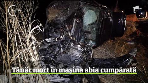 Un tânăr de 26 de ani şi-a găsit sfârşitul în maşina pe care abia şi-o cumpărase din Germania