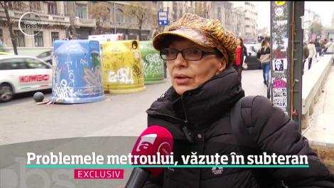 Pericolele de la metrou, văzute din subteran. Angajaţii Metrorex descoperă zilnic conductori defecţi, care provoacă scurtcircuite