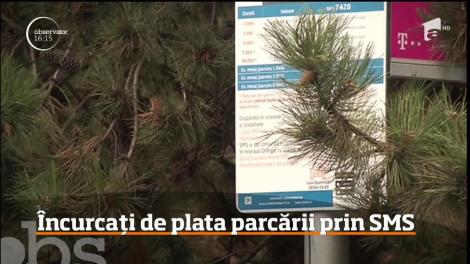 Locurile de parcare plătite exclusiv prin SMS le dau bătăi de cap constănţenilor