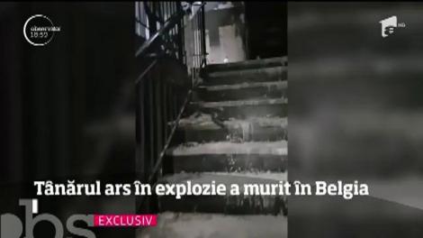 Tânărul ars în explozia unui bloc din Neamț a murit în Belgia