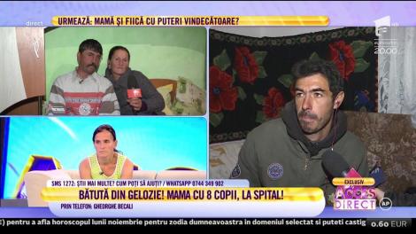 Gigi Becali sare în ajutorul mamei cu opt copii snopită în bătaie de soț: ”Îi cumpăr casă și îi pun la dispoziție și un bodyguard. Îl pun eu pe el la punct...”