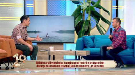 Avram Iancu al zilelor noastre, bibliotecar din Petroșani, a înotat 680 de kilometri: "Am petrecut 50 de zile în apă!"