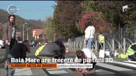 Baia Mare are trecere de pietoni 3D