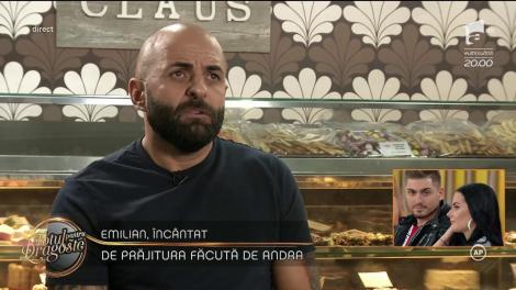 Andra și burlacul Emilian Ciocănel au reprodus scena din "Doamna şi Vagabondul"