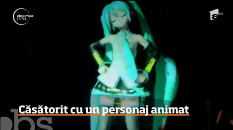 Un japonez s-a căsătorit cu un personaj animat