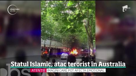 Imagini șocante! Statul Islamic, atac terorist în Australia. Un om a murit