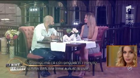 Convinge-mă că ești singură în 7 minute! Burlacul Emilian Ciocănel, întâlnire cu Livia