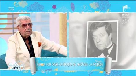 Cine îl întinereşte pe Ion Dichiseanu? "Vinovată este nepoţica mea Anastasia"