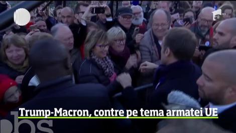 Tensiuni între Donald Trump şi Emmanuel Macron înaintea comemorării a 100 de ani de la sfârşitul Primului Război Mondial la Paris