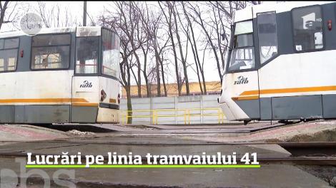 Tramvaiele de pe traseul 41 nu circulă în acest weekend