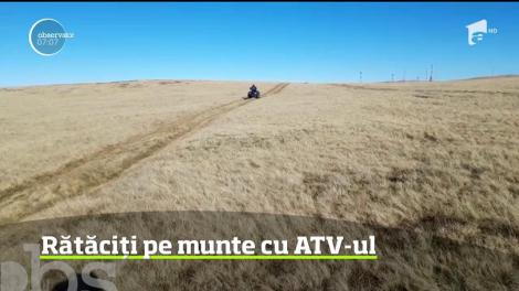 Trei persoane, doi bărbaţi şi o femeie, s-au rătăcit pe munte după ce au plecat într-o excursie cu ATV-urile în masivul Semenic din Caraş Severin