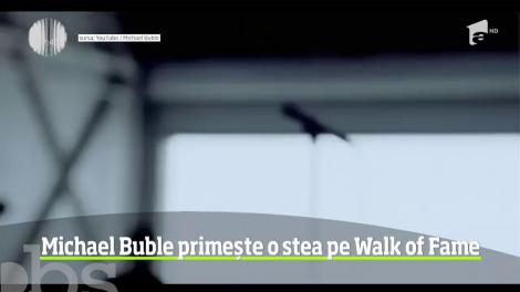 Cântărețul canadian Michael Buble va primi o stea pe Hollywood Walk of Fame