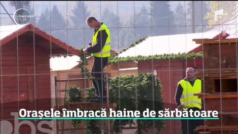 Bucureştiul şi celelalte mari oraşe îmbracă haine de sărbătoare! Târgurile de Crăciun sunt aproape gata