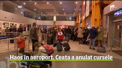 Cinci curse aeriene, redirecţionate de la Cluj la Sibiu, din cauza condiţiilor meteo! Zeci de călători, nemulțumiți: ”Nu ne-au spus nimic!”