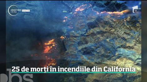 De trei zile, California arde fără oprire, 110 persoane sunt date dispărute şi mii de case s-au făcut scrum. Oraşul vedetelor a fost complet evacuat