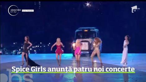 Spice Girls anunță patru noi concerte