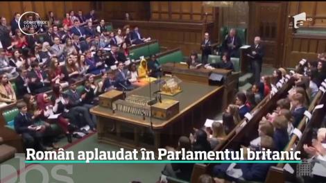 Un român de 11 ani aplaudat în Parlamentul britanic! Victor Ciuncă a cerut fonduri pentru tratarea tinerilor cu tulburări psihice