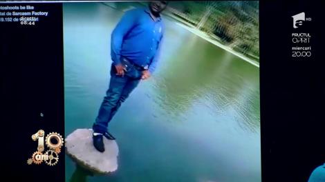 Smiley News. Cea mai nereușită poză de pe lac. Cade în apă așa cum nu s-a mai văzut