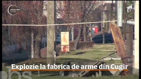 S-au scurs momente înfiorătoare la Fabrica de Armament Cugir. O femeie a murit după o explozie urmată de un incendiu