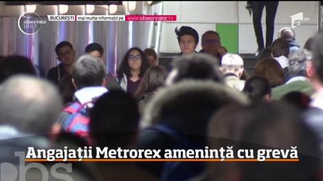 Angajații Metrorex amenință cu grevă