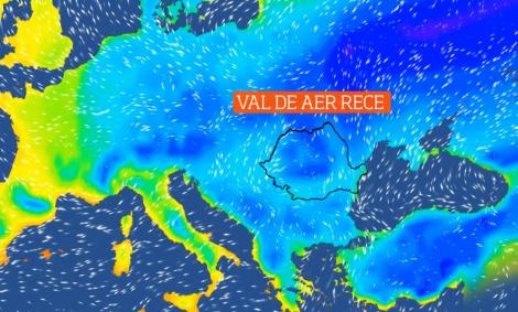 Un val de aer siberian va pătrunde în România în zilele următoare: Prognoza meteorologilor: Fenomen ciudat de inversiune termică
