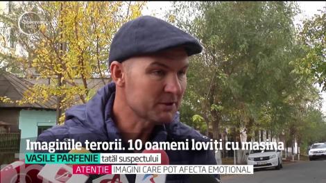 Camerele de supraveghere au surprins atacul şocant al tânărului, din Brăila, care a lovit intenţionat cu maşina zece oameni