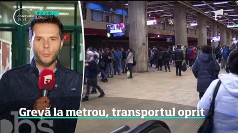 Angajaţii Metrorex intră în grevă. Transportul va fi oprit