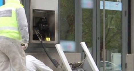 Tentativă de jaf explozivă la o bancă din Bolintin Vale, judeţul Giurgiu