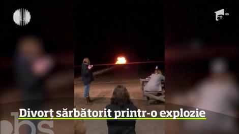 După divorț, o americancă a dat o "petrecere" cu nouă kilograme de exploziv pentru a-și arunca în aer rochia de mireasă